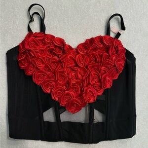 Victoria’s Secret VS Archives Rosette Corset Top Size S NWT